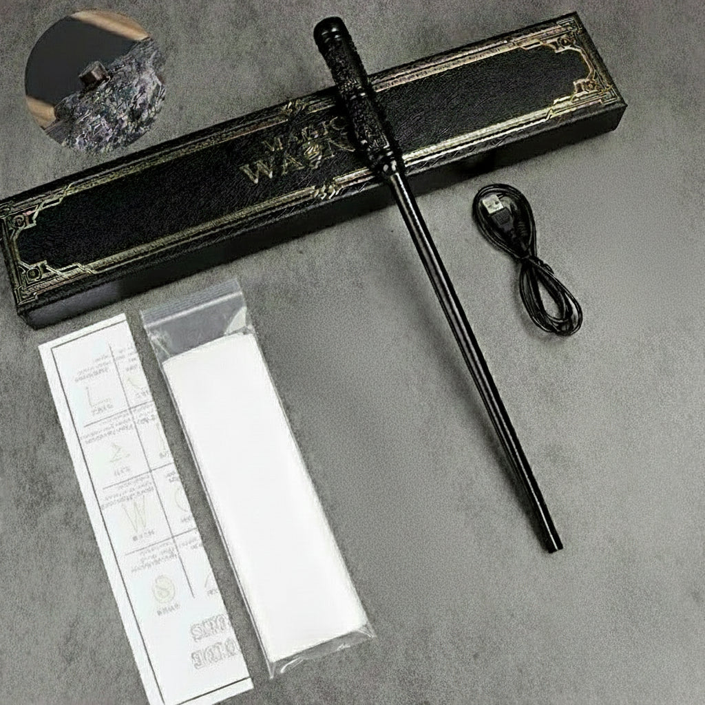 🪄 Magiczna Różdżka z Efektem Ognia – inspirowana światem Harry’ego Pottera ⚡