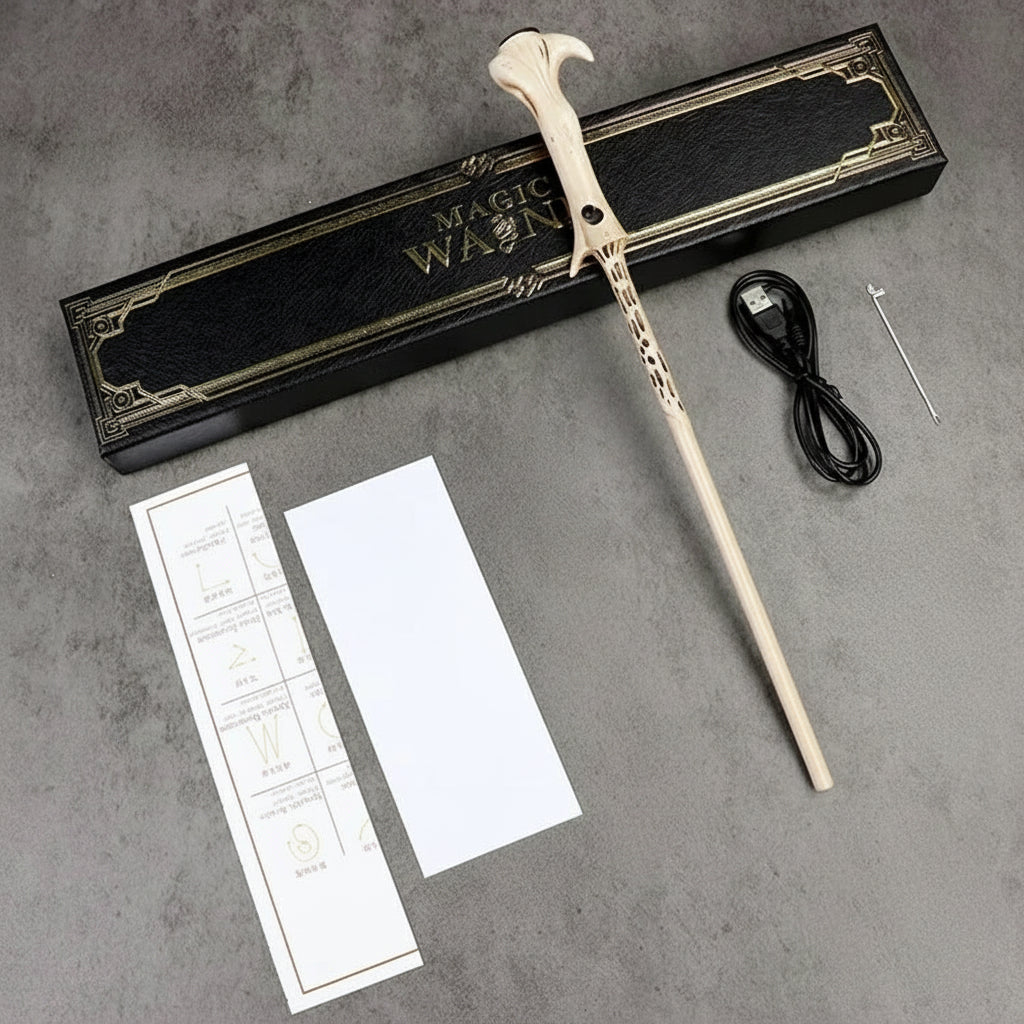 🪄 Magiczna Różdżka z Efektem Ognia – inspirowana światem Harry’ego Pottera ⚡